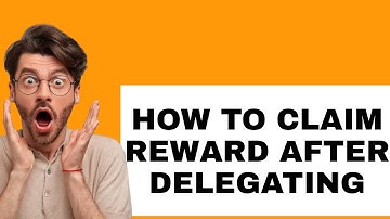 How to claim reward from delegation - #coredao