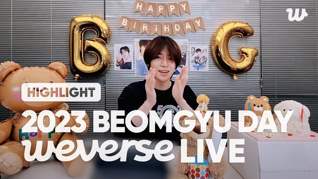 WePick] BEOMGYU's birthday in 2023 that YEONJUN wrapped up