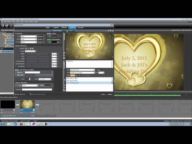 ProShow Producer Tutorial: Wedding Intro with Gold Hearts - YouTube proshow-producer-tutorial-wedding-intro-with-gold-hearts-youtube