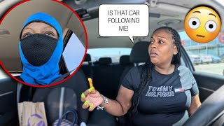 FOLLOWING MY WIFE IN DISGUISE PRANK!