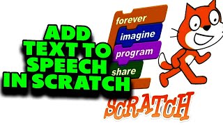 How to add text to speech in scratch