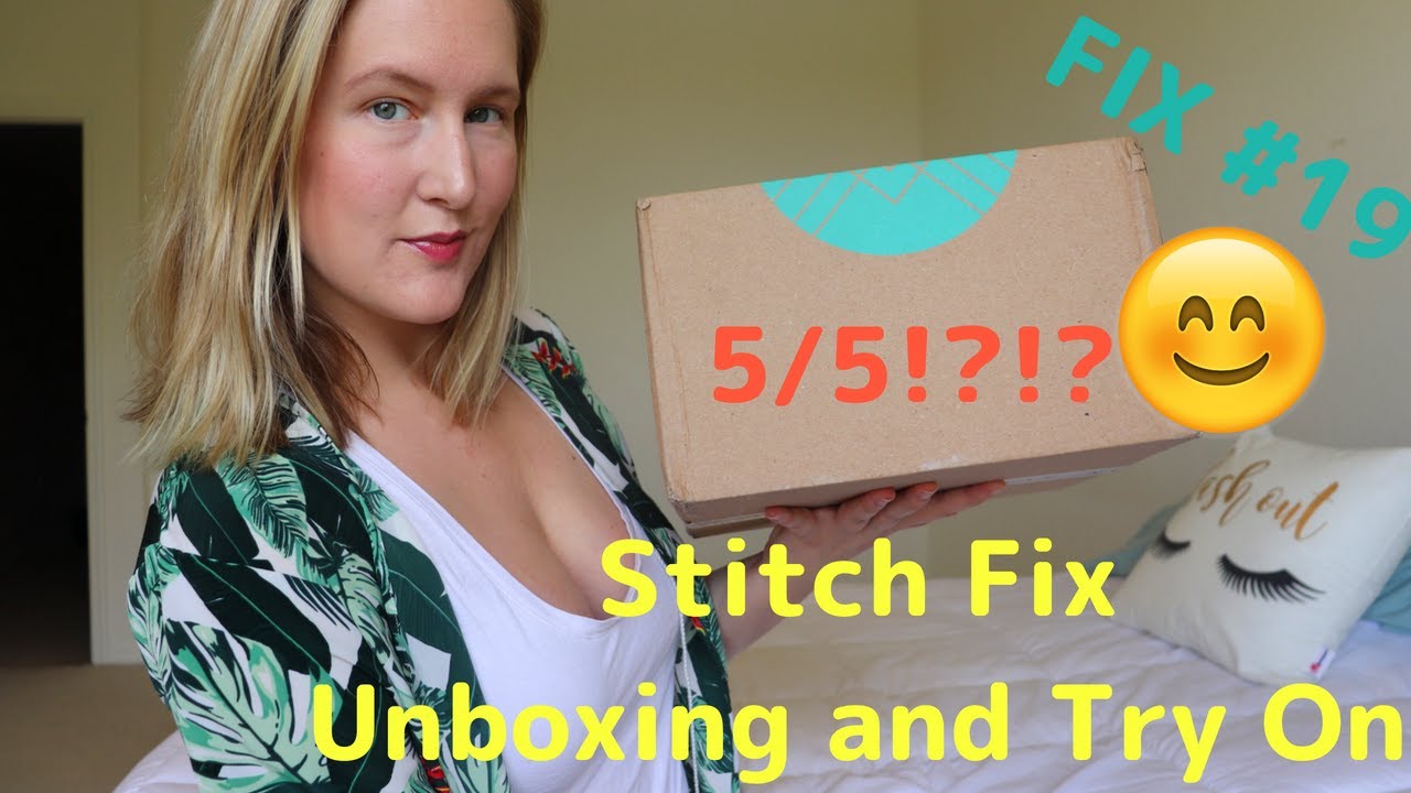 Stitch Fix Unboxing & Try On Fix 19! YouTube