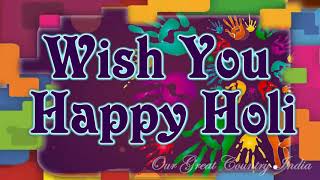 Holi Best Happy Holi Video Greeting, Images, Best Wishes, Shayari, Pictures