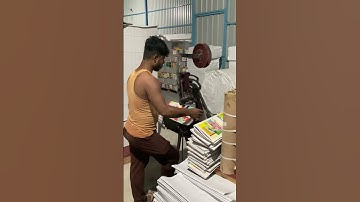 Notebook pinup machine Factory great India paper product Patna #machine #textileprinting #notebook