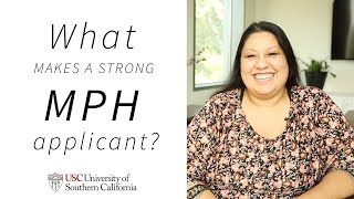 Ask Admissions - What Makes a Strong MPH Applicant?