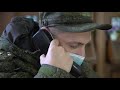 Работа российских миротворцев в пункте приема граждан в Нагорном Карабахе