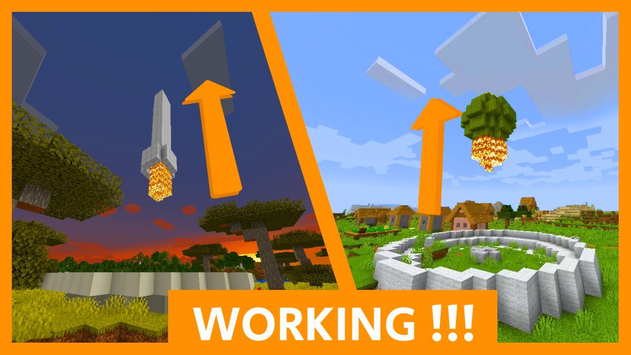 Make a MOVING ROCKET in Minecraft with Mythic Mob !! - YouTube