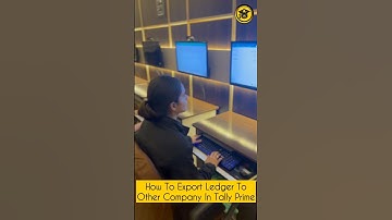 How To Export Ledger To Other Company In Tally Prime #AdvanceComputerEducation #TallyTraining