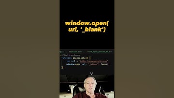 Open URL in new tab with JavaScript #javascript #shorts