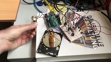 slow motor control with Arduino using old hard disk drive