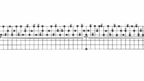 Xenakis Psappha pt. 1 of 2 score video with audio