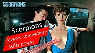 Scorpions - Always Somewhere (solo cover on Zoom G1Xon)