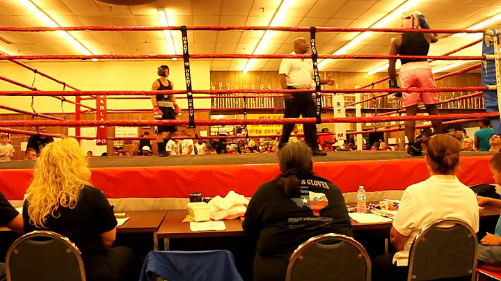Darryn McDade Jr.  Garland Police Boxing Gym 7-17-...