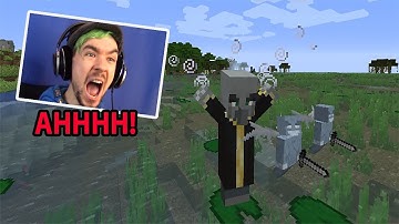 Gamers Reaction to First Seeing an Evoker/Vex mob in Minecraft