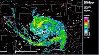 2018 Alberto - Evansville IN WSR-88D Radar Animation 1280x720