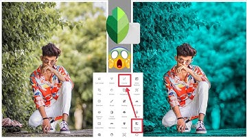 Snapseed - Just 2 Step Cyan Blue Effect | Snapseed Amazing Editing Tricks - SK EDIT