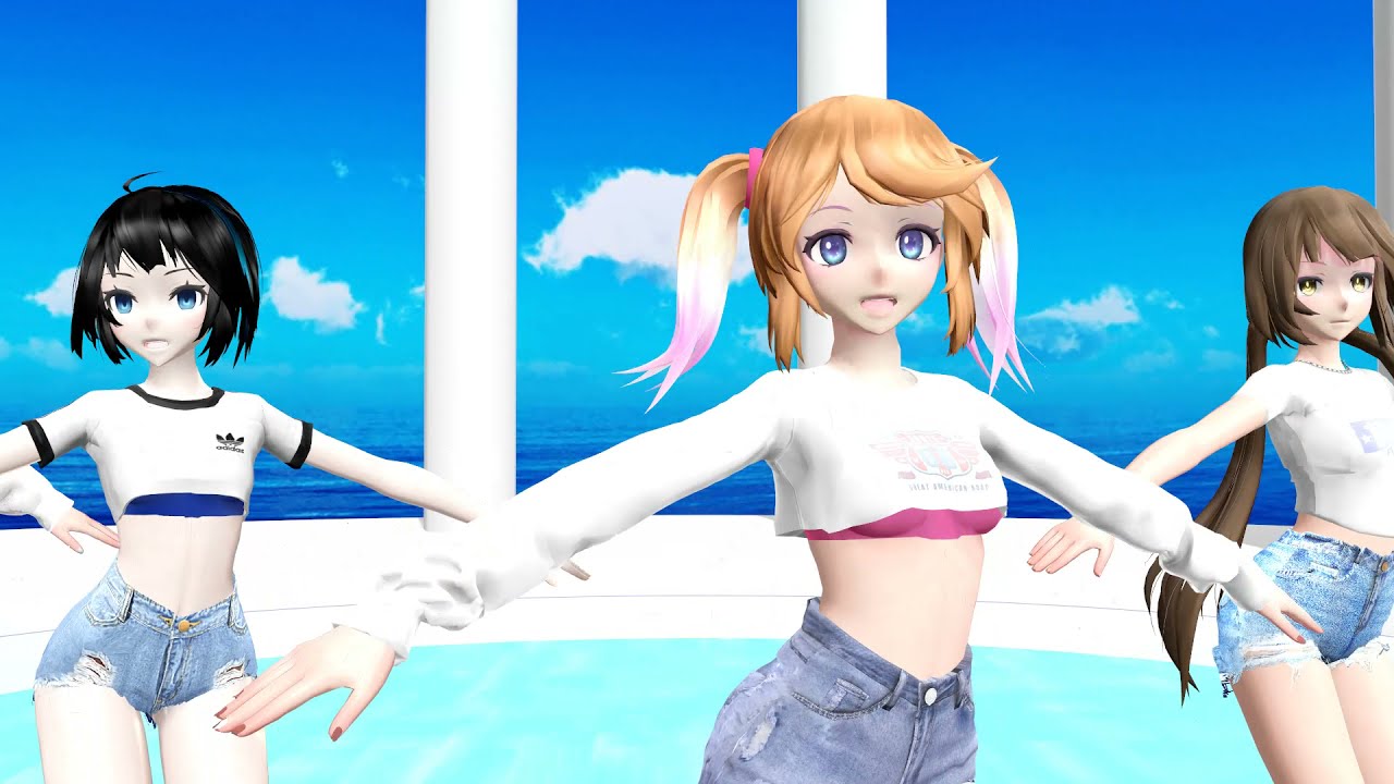 mmd-k-pop-twice-yes-or-yes-c-gumi-youtube