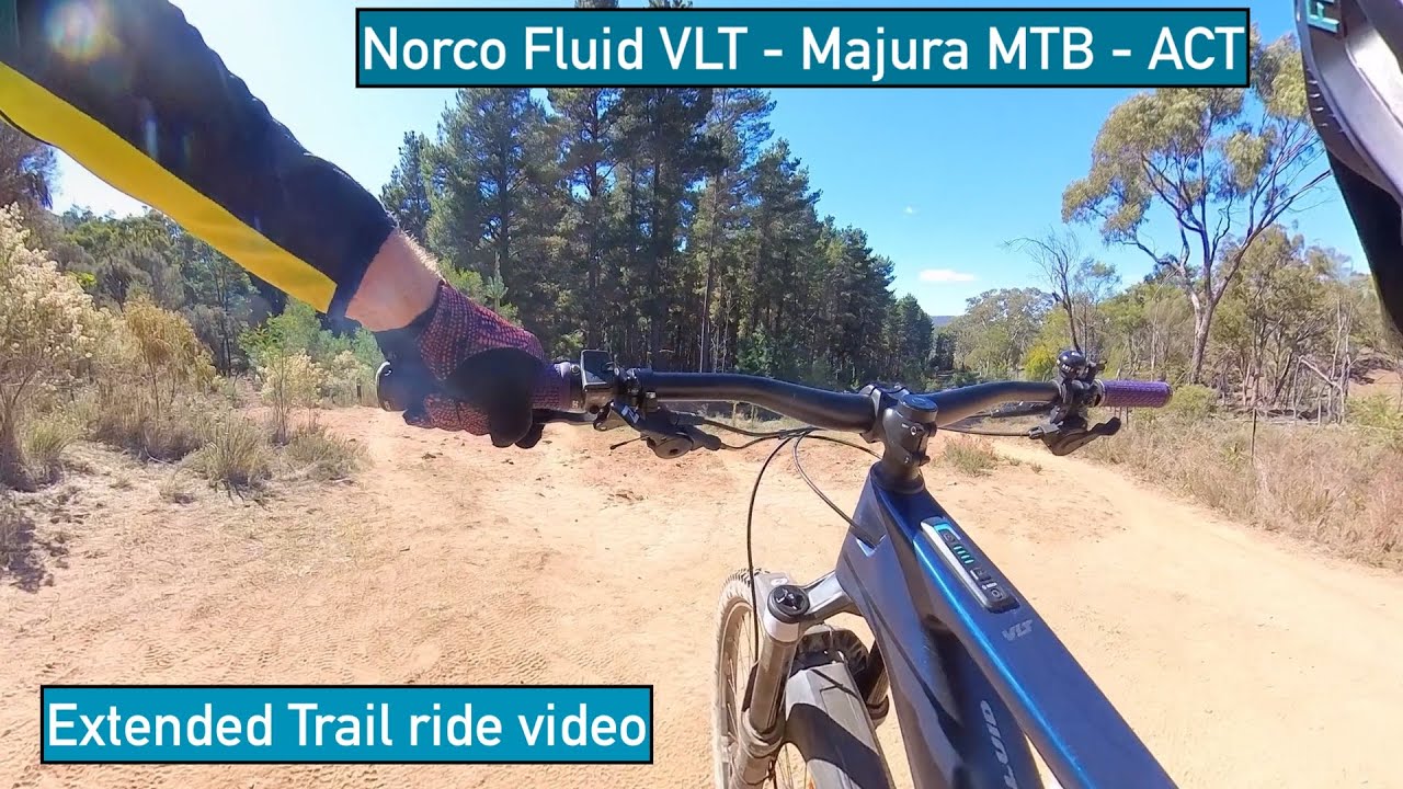 Norco Fluid VLT at Majura BIke Park ACT, extended video riding trails and chat