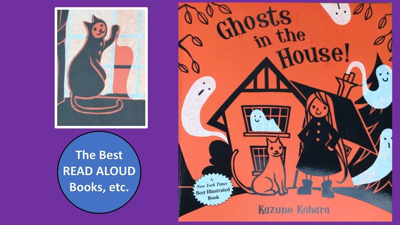 GHOSTS IN THE HOUSE Read Aloud for kids, Children's Halloween Books and