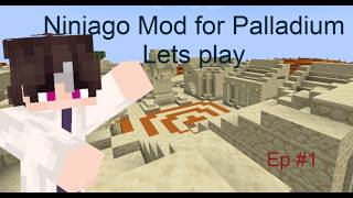 Ninjago Mod for Palladium Lets play Ep #1