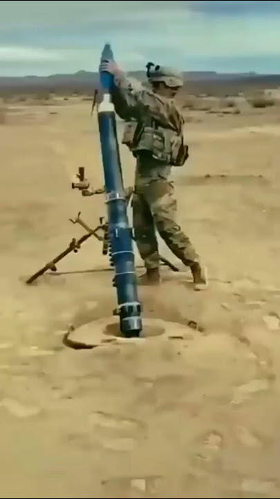 Momen lucu tentara ketika melepaskan bom mortir😂 #ngakak #shorts