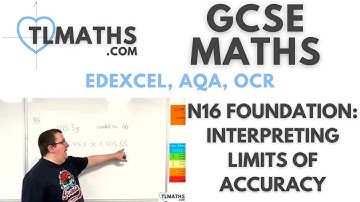 GCSE Maths: N16-01 [Interpreting Limits of Accuracy]