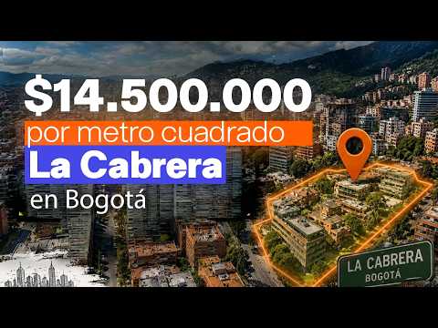 Land value per square meter in Bogotá