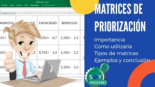 ¿Qué es una MATRIZ DE PRIORIZACIÓN? - Ejemplos prácticos - Conceptos clave