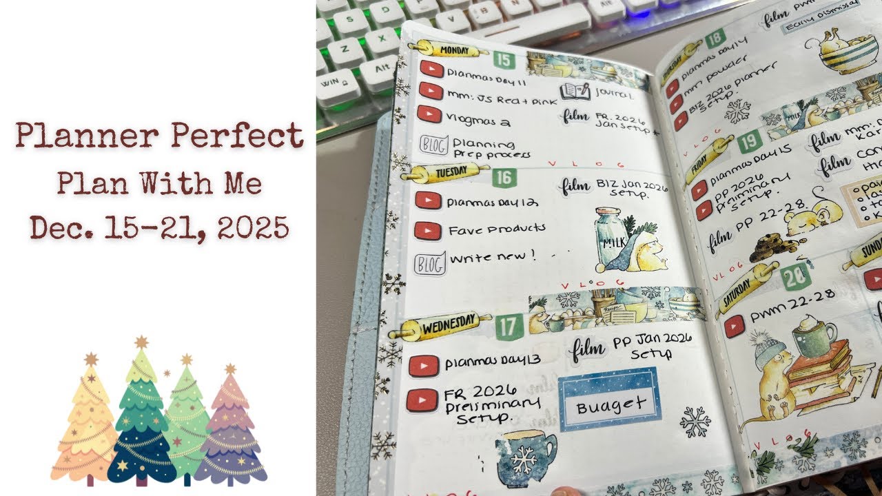 Идеальный планировщик || Планируйте вместе со мной || 15–21 декабря 2025 г. || Sky Wide TN