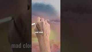 Nothing worse than a mad cloud - Bob Ross #paintlikebobross #art #bobross