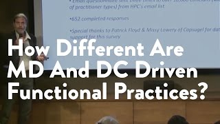 How Different Are MD And DC Driven Functional Practices?