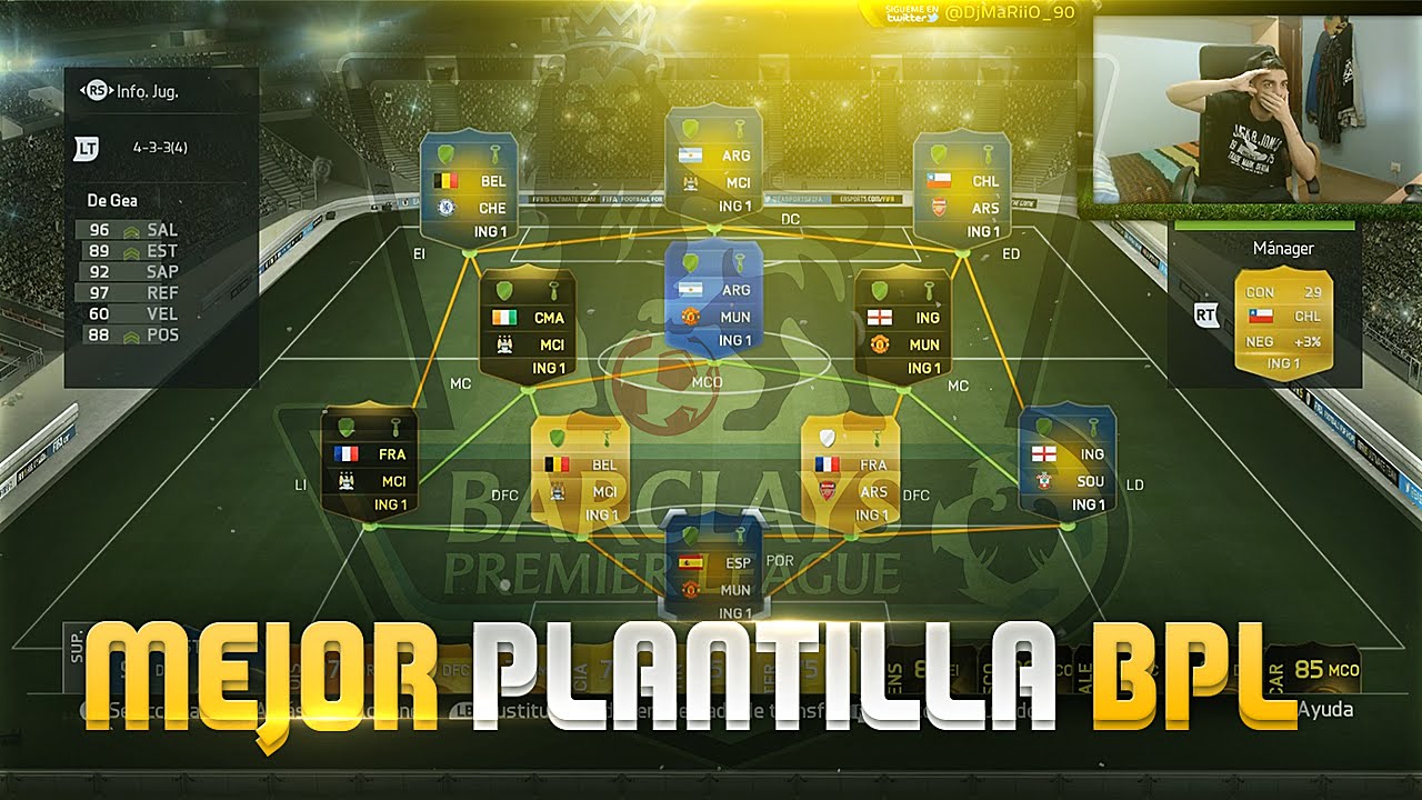 FIFA 15 | LA MEJOR PLANTILLA PREMIER LEAGUE | Ultimate Team | DjMaRiiO