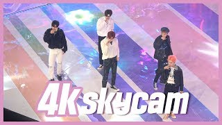 [4K SKYCAM] 뉴이스트 (NU'EST) -  LOVE ME FanCam @191024 M COUNTDOWN High Angle Cam