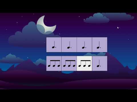 Moon & the Stars - Level 1 - a compound metre play-along