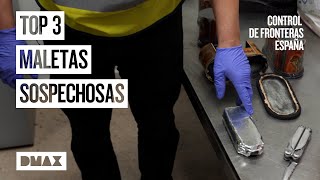 Así descubren los agentes de aduanas el contenido oculto de las maletas| Control de fronteras España
