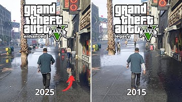 GTA V Enhanced vs GTA V Legacy - PC NextGen Update Comparison