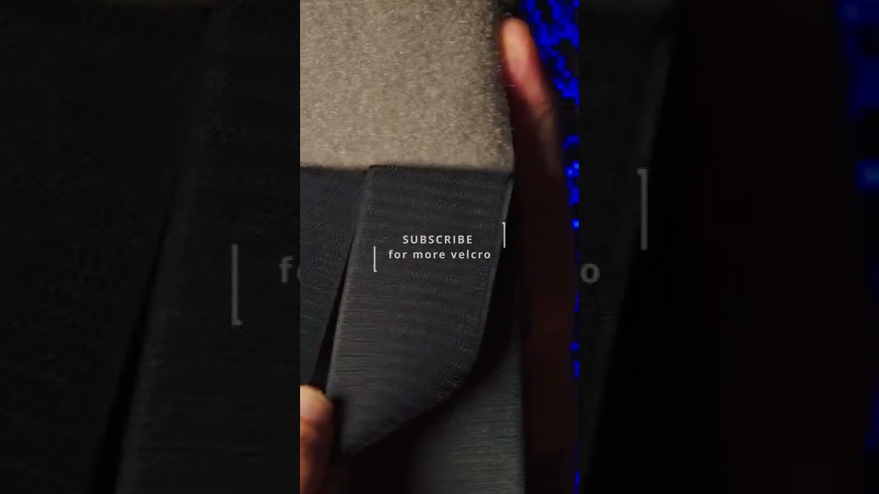 what is the most underrated asmr trigger? velcro!