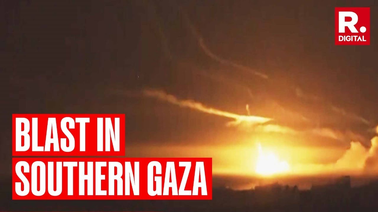 Intense Blast Seen In Southern Gaza; IDF Continues Air Strike On Hamas