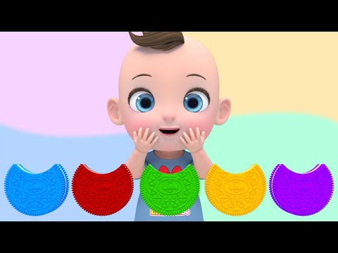 5 Rain Rain Go Away Oreo Cookies Song | Super Lime And Toys Nursery Rhymes &amp;amp; Kids Songs