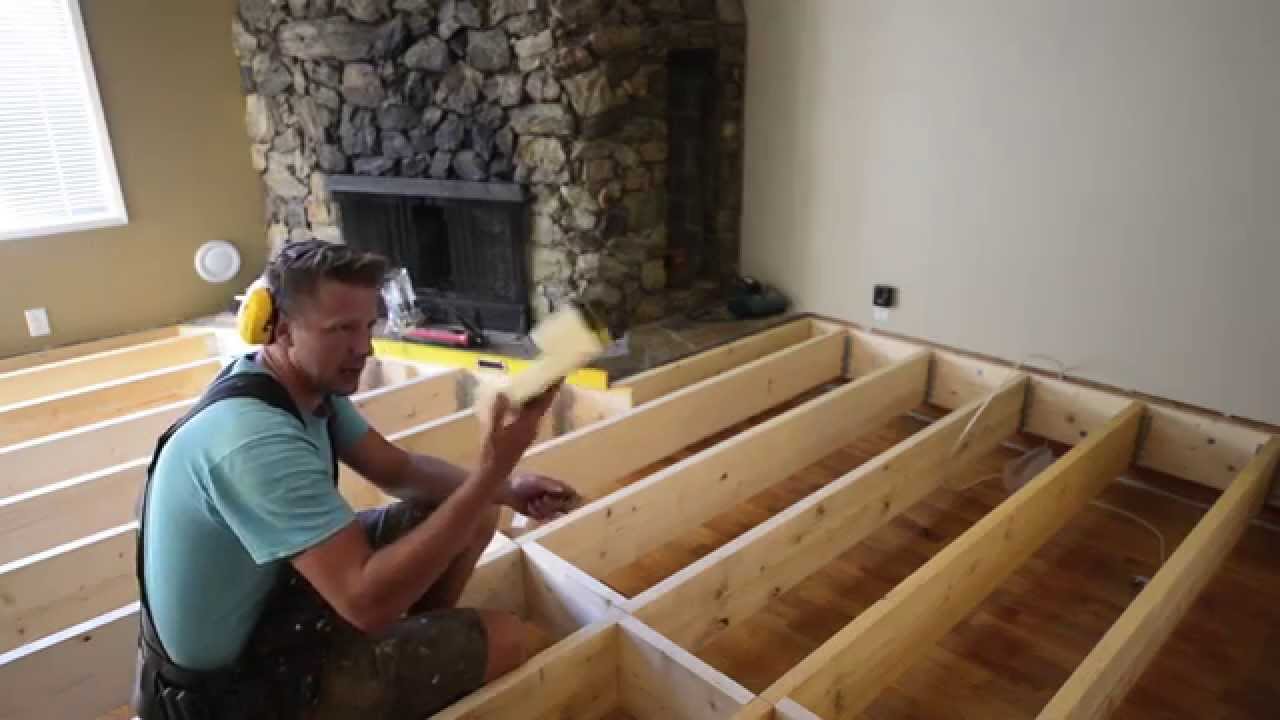 How To Fill In A Sunken Living Room Youtube