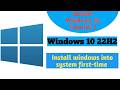 How to Install Windows 10 22h2 from USB First Time |  Windows 10 22h2 Installation Step by Step 2026