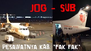 PENERBANGAN MALAM WINGS AIR PK-WGF 'FAK-FAK' IW 1817 DARI YOGYA KE SURABAYA