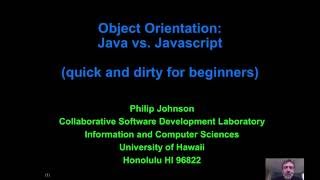 Object orientation: Java vs. Javascript