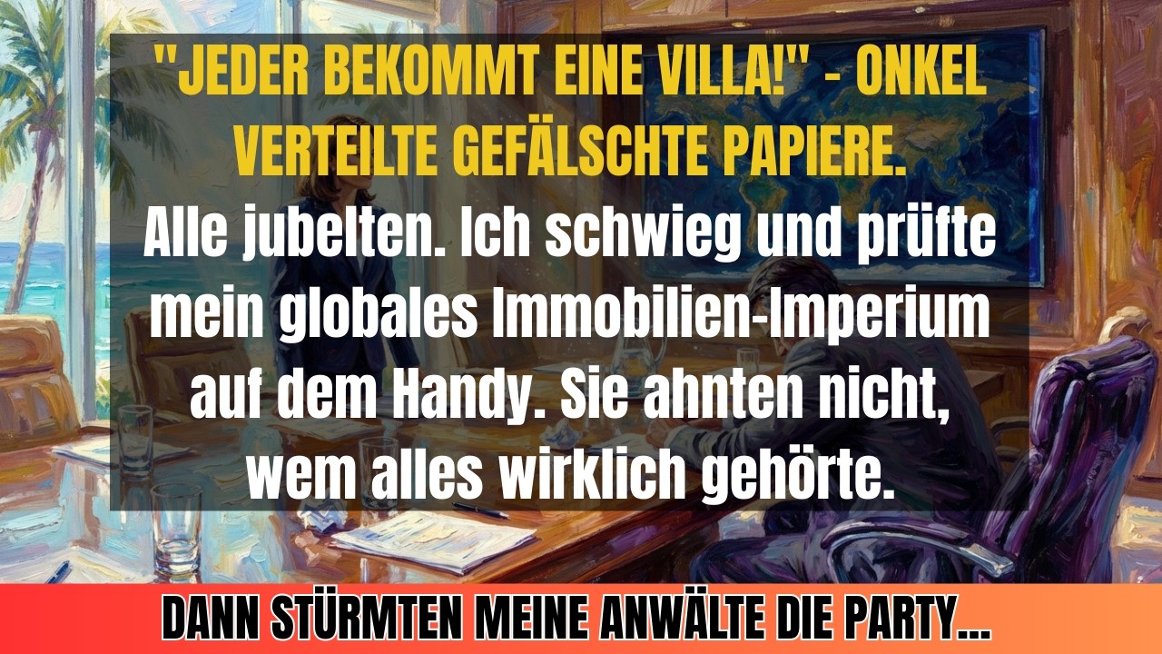 Beim Familientreffen verteilten sie meine Immobilien – Da rief meine Holding den Sicherheitsdienst