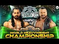 WWE Seth Rollins vs. Drew McIntyre for the World Heavyweight Championship! Action figure match!