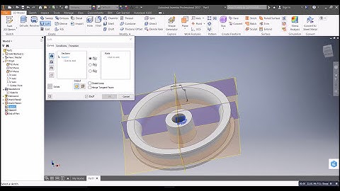 Autodesk Inventor 2017 - 7" Rim Design Tutorial - Part 1 (1)