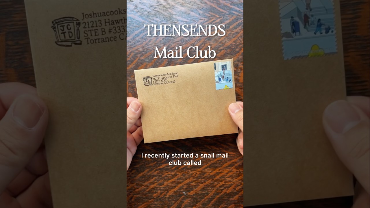 Я создала клуб любителей почтовой переписки!