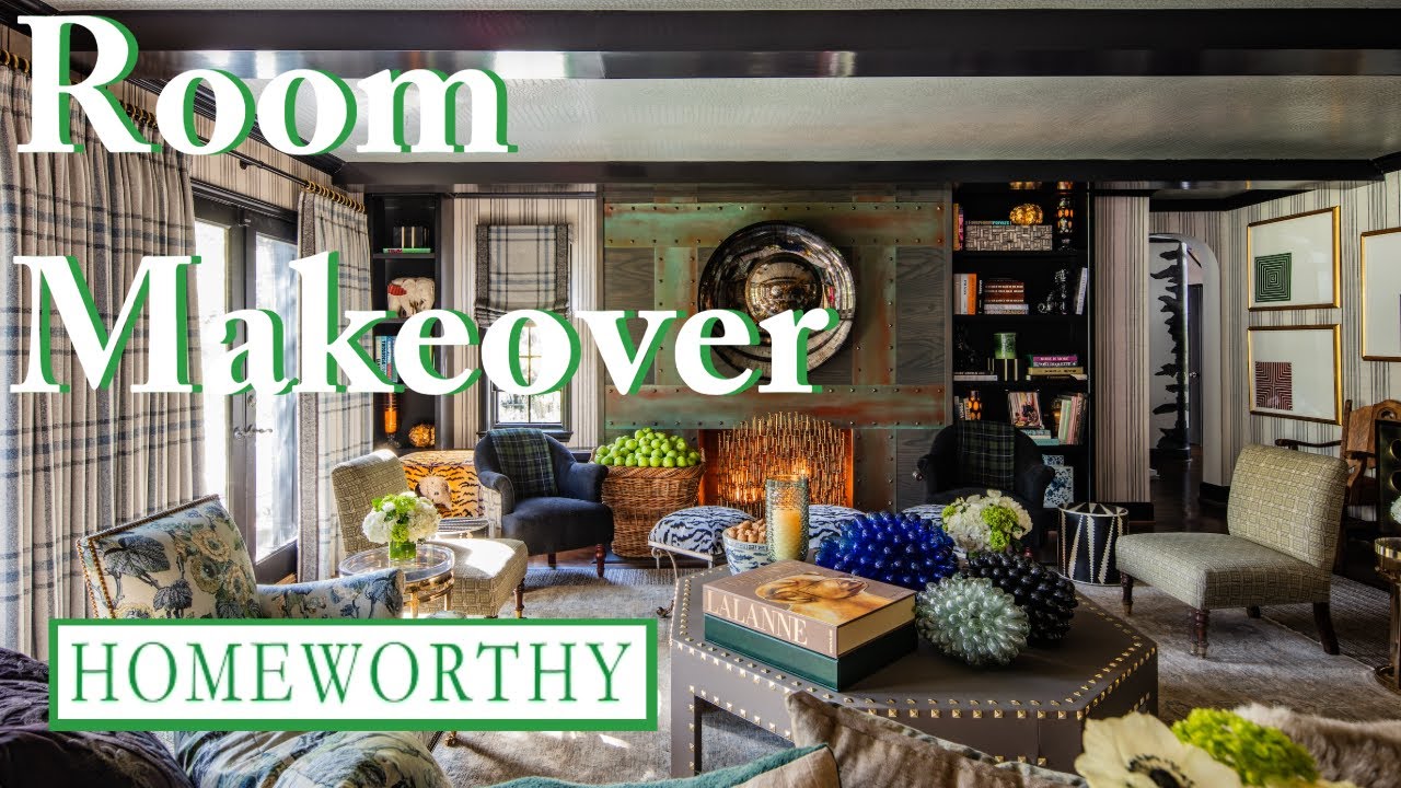 ROOM MAKEOVER l Tips for Designing a Chic Family Room - YouTube