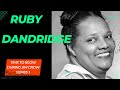 Actress ruby dandridge radio show amos  andy voiceover star dorothy dandridge momcomedyblack