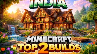 India top 2 build for Minecraft pe #minecraft#build  @s.g.gaming.50 